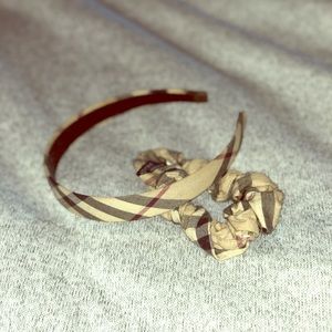Burberry headband and Scrunchie